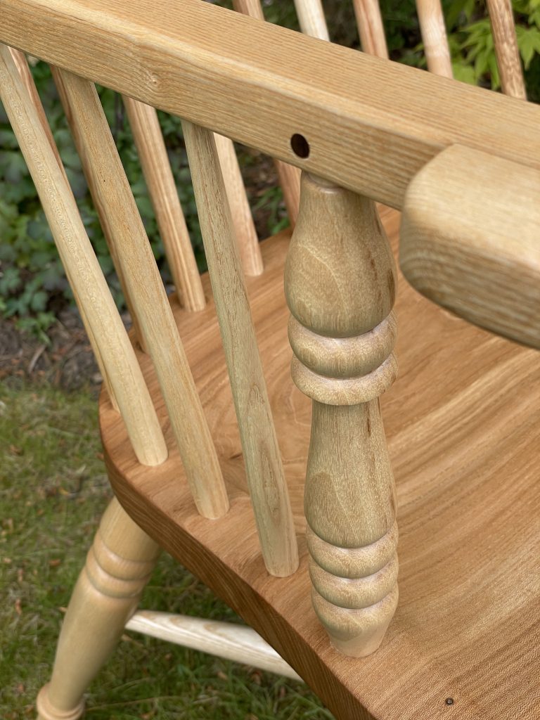 Windsor chair build by Iain Stirling of Chapelhill Fine Furniture.