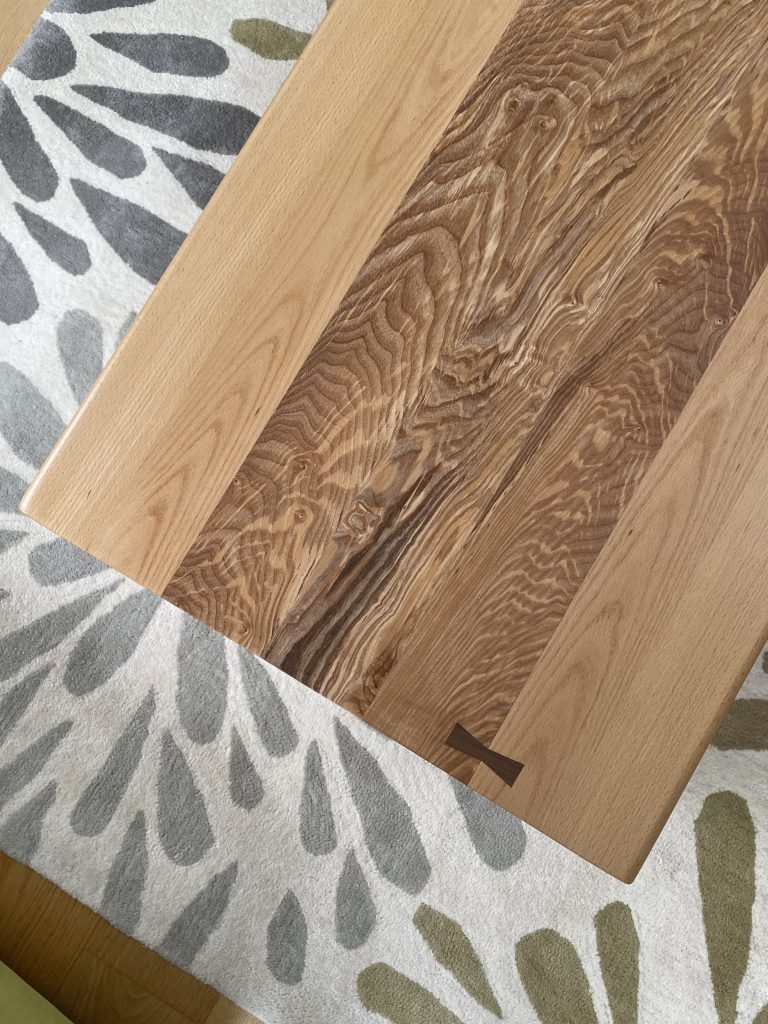 Redpoll coffee table made by Chapelhill Fine Furniture based in East Lothian, Scotland.