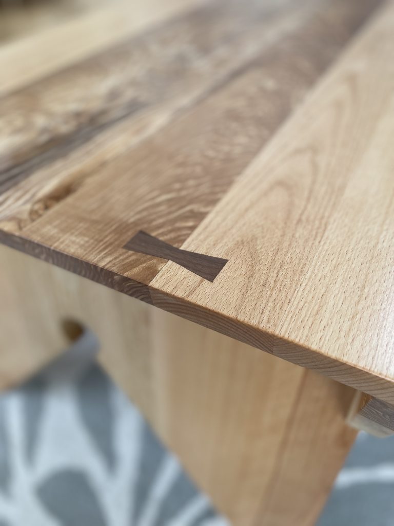 Redpoll coffee table made by Chapelhill Fine Furniture based in East Lothian, Scotland.