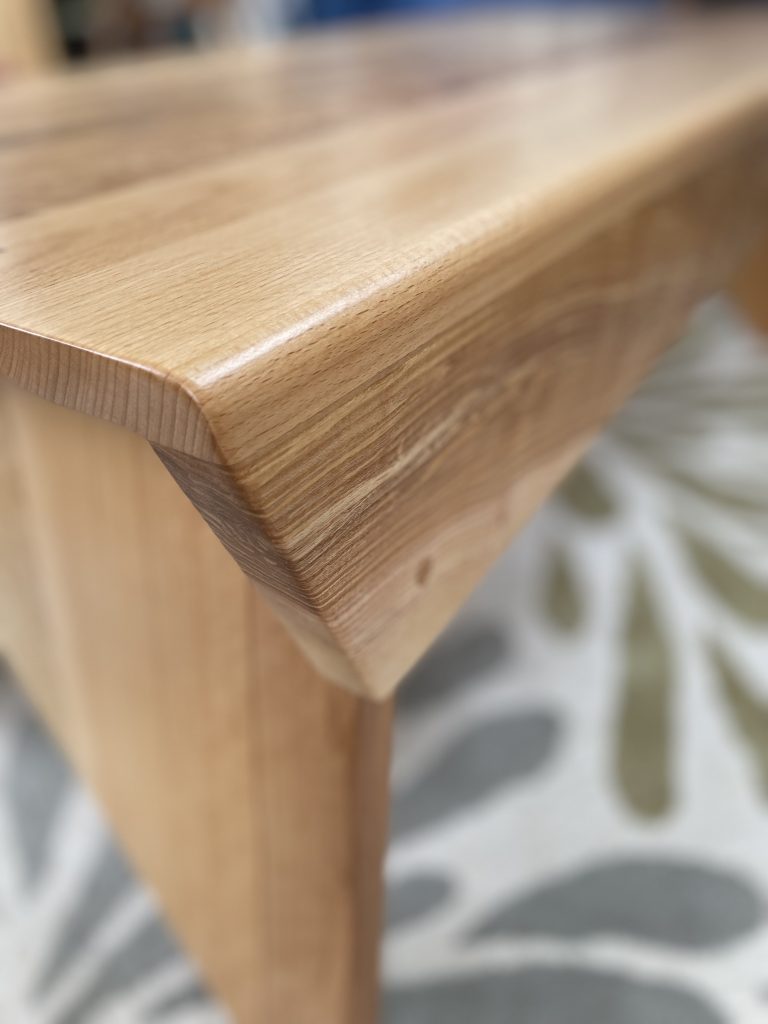 Redpoll coffee table made by Chapelhill Fine Furniture based in East Lothian, Scotland.