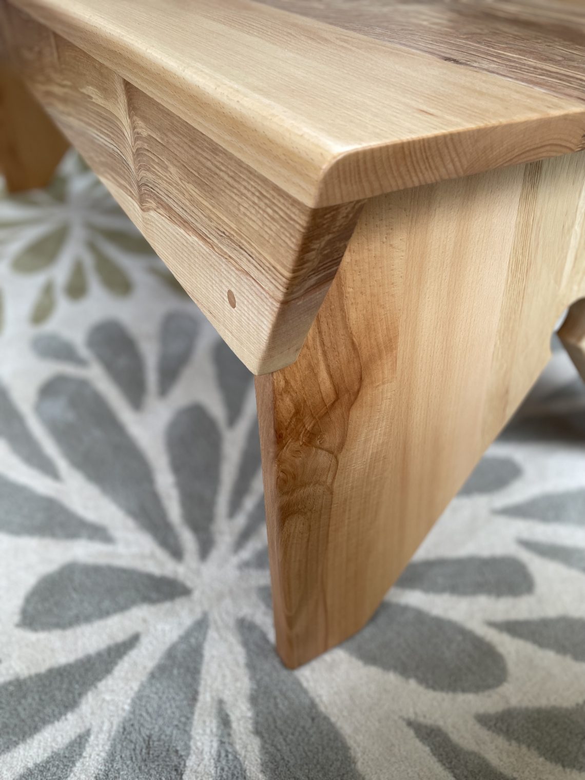 Redpoll coffee table made by Chapelhill Fine Furniture based in East Lothian, Scotland.